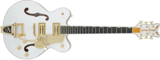 Gretsch Guitars - G6636T Players Edition Falcon Center-Block Electric Guitar with Bigsby, FilterTron Pickups - White