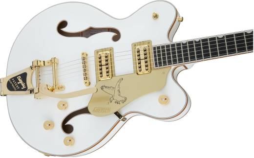 G6636T Player\'s Edition Falcon Center-Block Electric Guitar with Bigsby, Filter\'Tron Pickups - White
