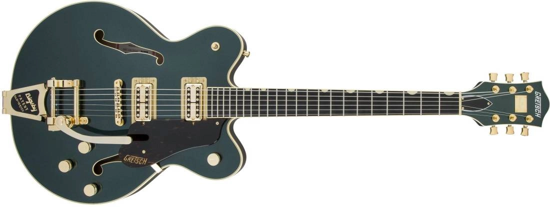 G6609TG Player\'s Edition Broadkaster Electric Guitar with Bigsby, USA Full\'Tron Pickups, Gold Hardware - Cadillac Green