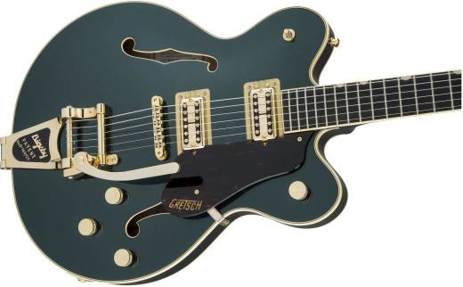 G6609TG Player\'s Edition Broadkaster Electric Guitar with Bigsby, USA Full\'Tron Pickups, Gold Hardware - Cadillac Green