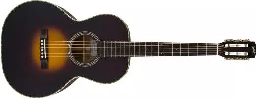 G9521 Style 2 Triple-0 Acoustic, Mahogany Back/Sides, Solid Spruce Top, Slot Head - Appalachia Burst