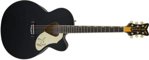 Gretsch Guitars - G5022CBFE Rancher Falcon Jumbo Cutaway Acoustic/Electric Guitar w/Fishman Pickup System - Black
