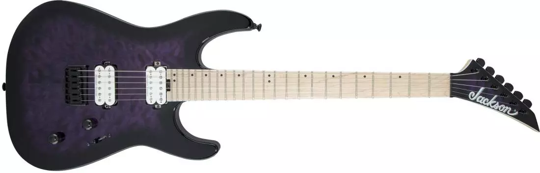 Pro Series Dinky DK2QM HT, Maple Fingerboard, Transparent Purple Burst