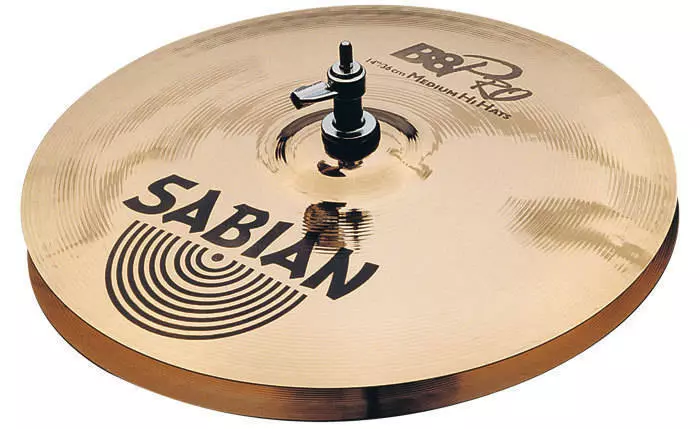 B8 Pro 14 Inch Medium Hi-Hats - Brilliant Finish