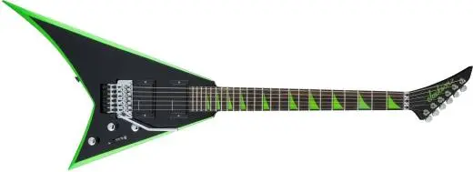 Jackson Guitars - X Series Rhoads RRX24, Rosewood Fingerboard, Black/Neon Green Bevels