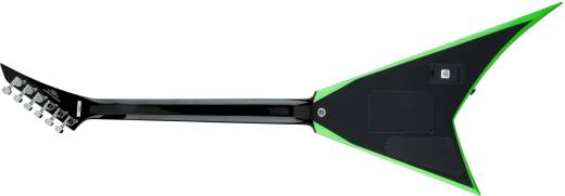 X Series Rhoads RRX24, Rosewood Fingerboard, Black/Neon Green Bevels