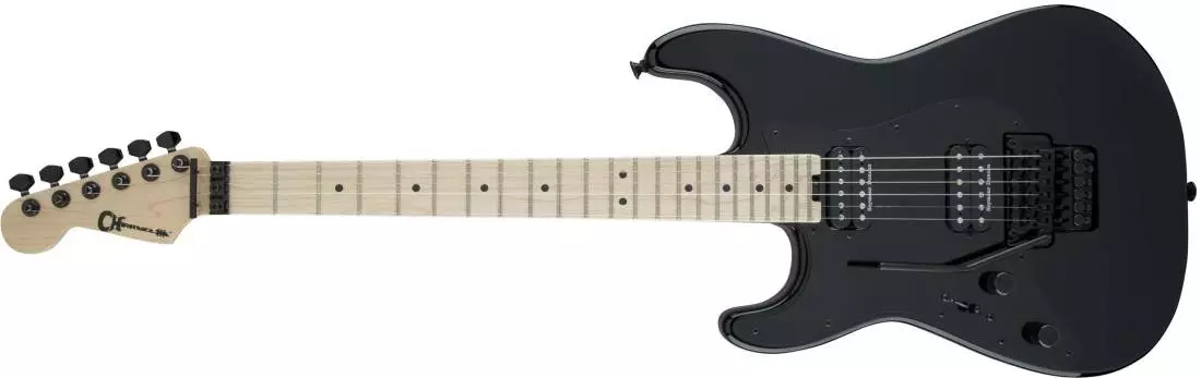 Pro-Mod So-Cal Style 1 HH FR Left-Handed, Maple Fingerboard - Black