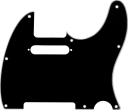 Fender - 8-Hole Modern Telecaster Pickguard, 3-Ply - Black/White/Black