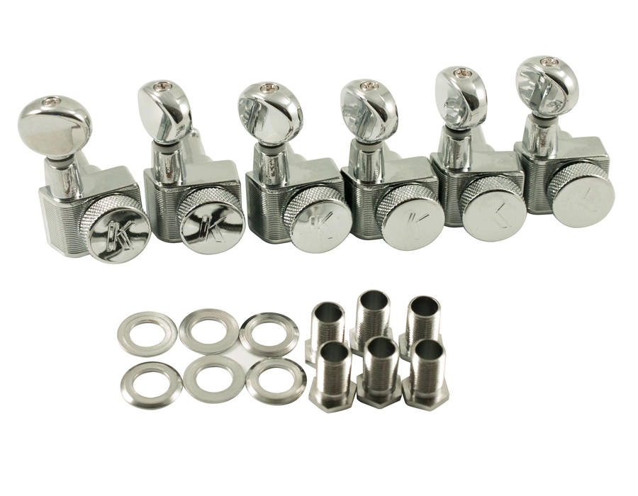 L6 Contemporary Locking Tuner Set - Chrome