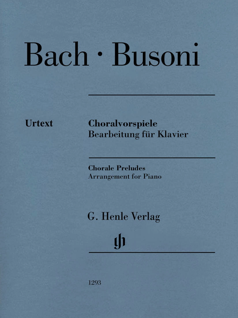 Chorale Preludes (Johann Sebastian Bach) - Busoni - Piano