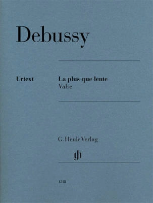 G. Henle Verlag - La plus que lente: Valse - Debussy/Heinemann - Piano