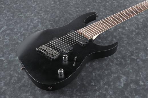 RG Iron Label Multi Scale 7-String Electric Guitar - Weathered Black