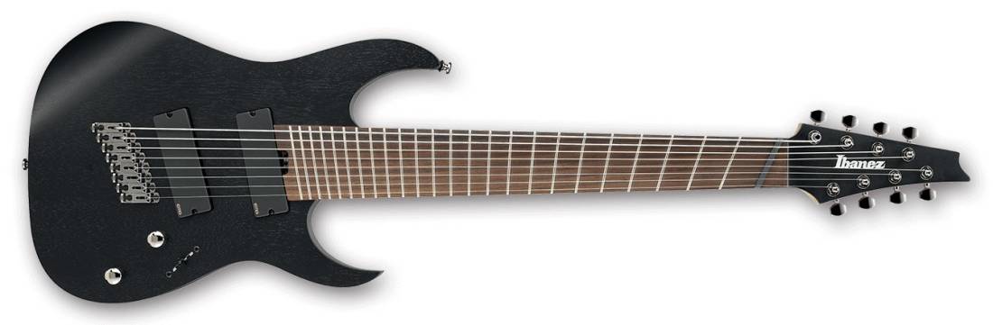 RG Iron Label Multi Scale 8-String Electric Guitar - Weathered Black