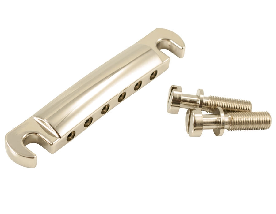 Stopbar Tailpiece w/Studs - Nickel