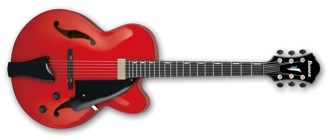 AFC Contemporary Archtop Hollowbody Guitar - Sunrise Red