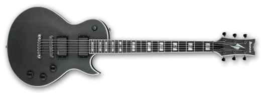 ARZ Iron Label Electric Guitar - Black Flat