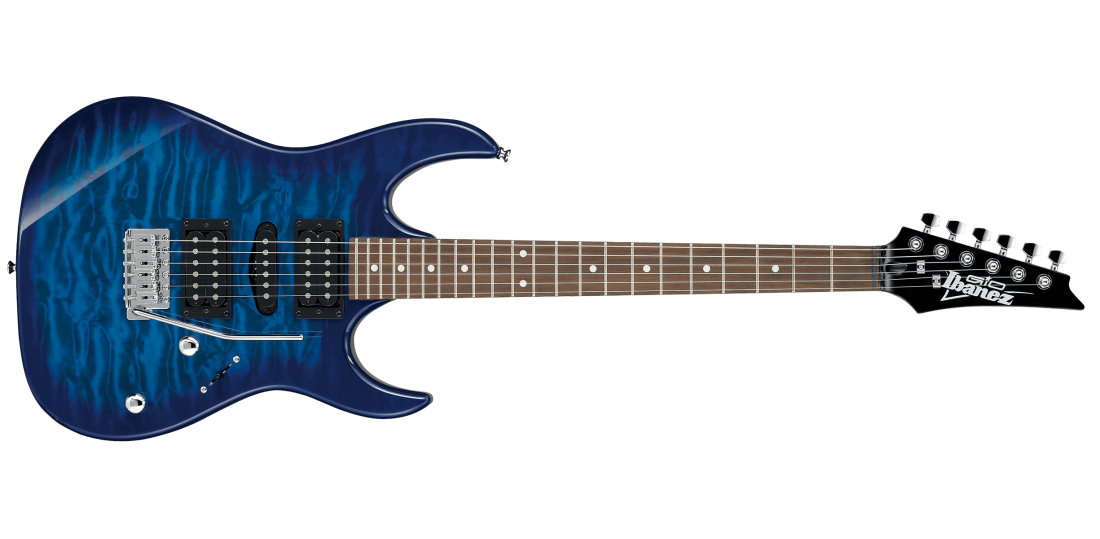 GRX Electric Guitar - Transparent Blue Burst