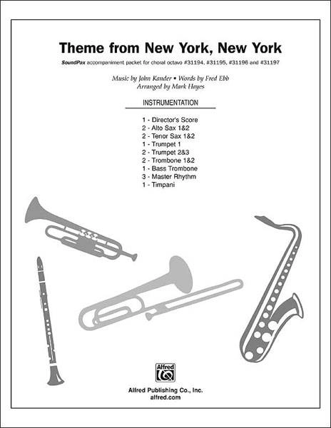 Theme from New York, New York - Ebb/Kander/Hayes - SoundPax (Instrumental Accompaniment)