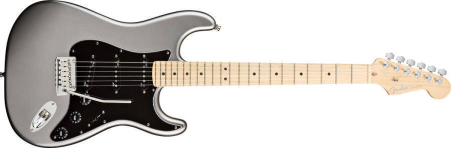 Fender Musical Instruments - American Deluxe Strat - Maple Neck in Tungsten