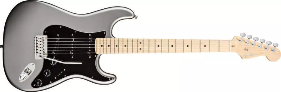 American Deluxe Strat - Maple Neck in Tungsten