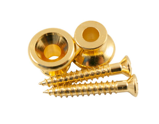 Replacement Gibson Strap Buttons (2) - Gold