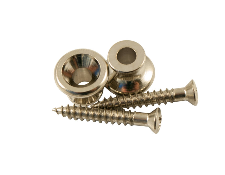 Replacement Gibson Strap Buttons (2) - Nickel