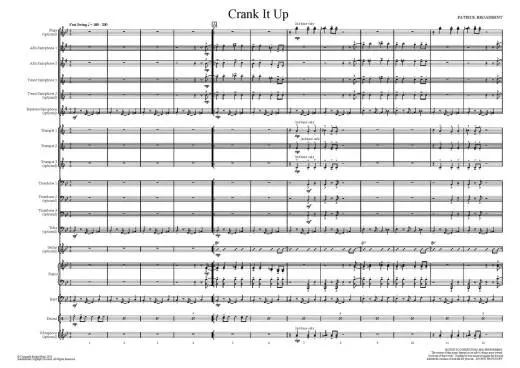 Crank It Up - Broadbent - Jazz Ensemble - Gr. 1.5