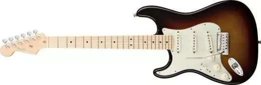 Fender - American Deluxe Left Handed Strat - Maple Neck in 3 Tone Sunburst