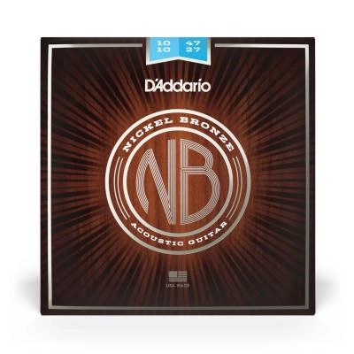 Nickel Bronze Acoustic Guitar Strings, Light 12-String, 10-47