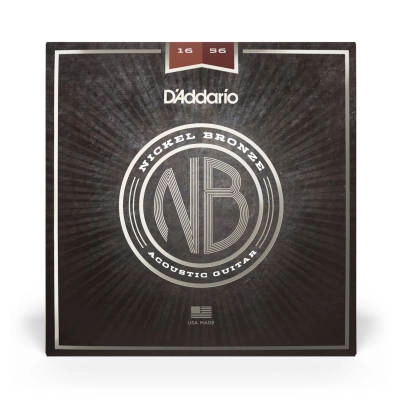 Nickel Bronze Acoustic Guitar Strings, Resophonic, 16-56