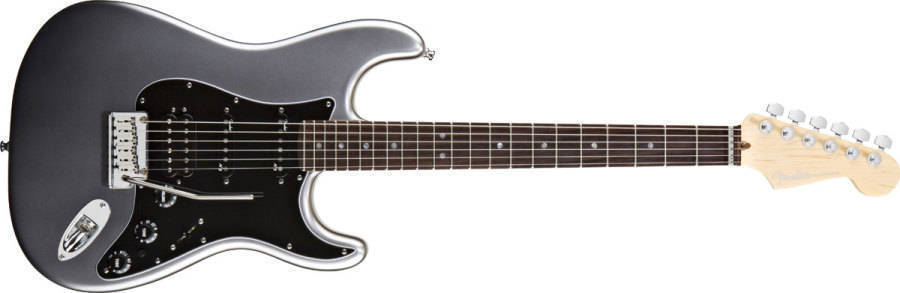 American Deluxe HSS Strat - Rosewood Neck in Tungsten