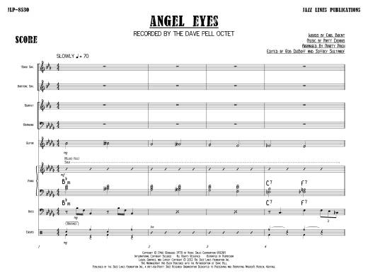 Angel Eyes - Brent/Dennis/Paich - Jazz Combo