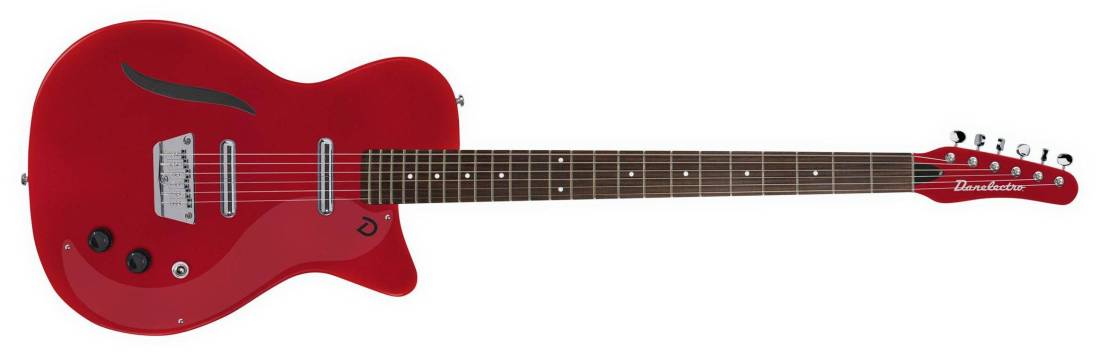 \'56 Vintage Baritone Electric Guitar - Red Metal