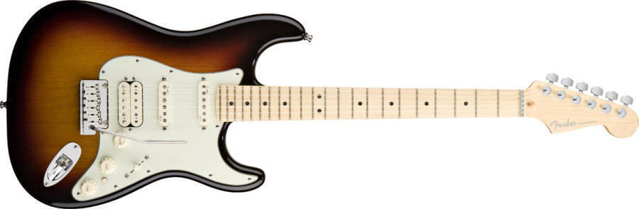 Fender American Deluxe STRATOCASTER レフティ Fender American Deluxe HSS Left Handed Strat - Maple Neck In 3