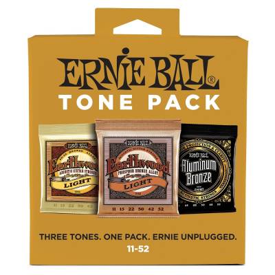 Ernie Ball - Acoustic Tone Pack, Light, 11-52