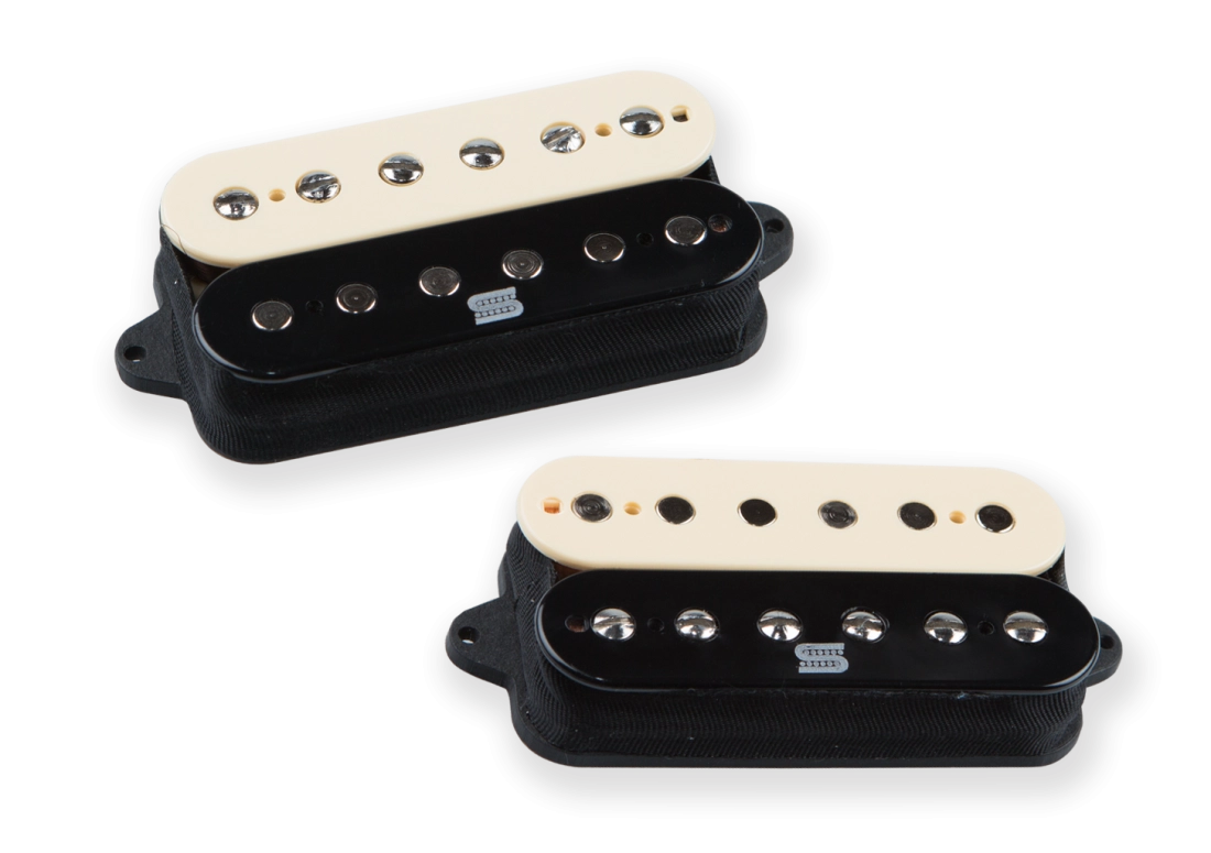 Duality Humbucker Set, Bridge and Neck - Zebra