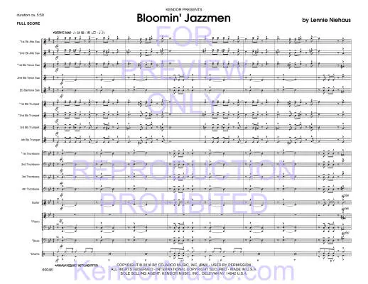 Bloomin\' Jazzmen - Niehaus - Jazz Ensemble - Gr. Easy