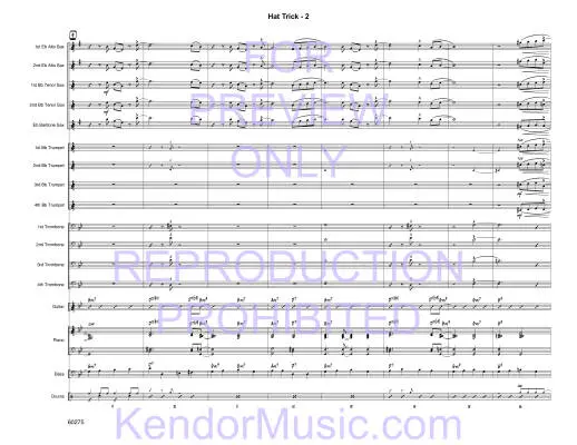 Hat Trick - Strommen - Jazz Ensemble - Gr. Easy