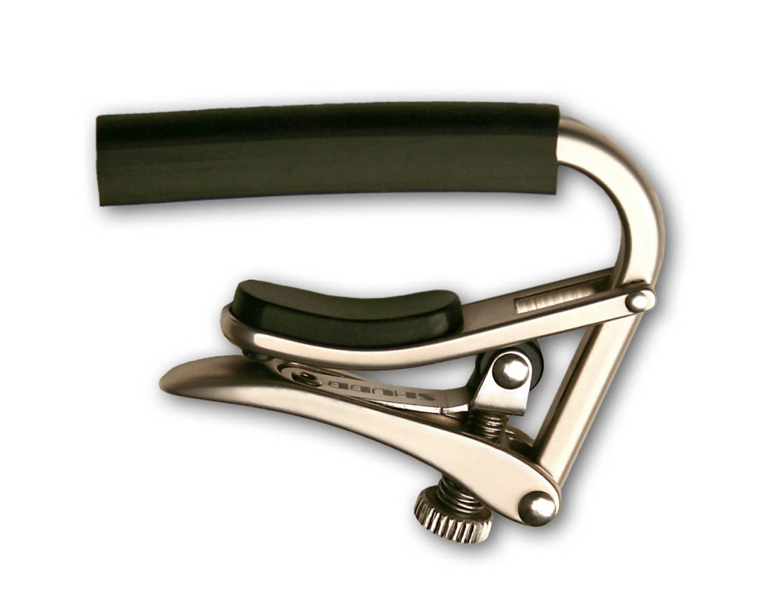 Steel String Guitar Capo - Brushed Nickel