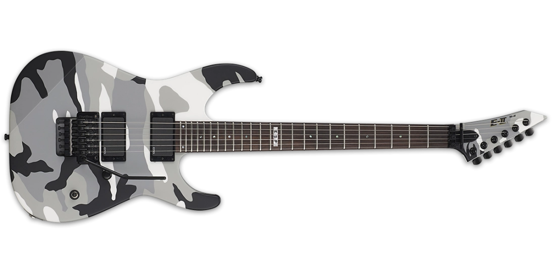E-II M-II Neck Thru Electric Guitar - Urban Camo