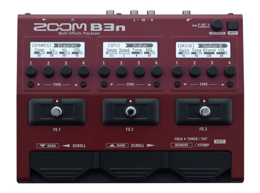 Zoom - B3n Multi-Effects Pedal for Bass