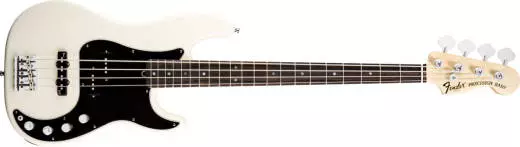 American Deluxe Precision Bass - Rosewood Neck in Olympic White