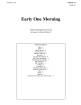 Eighth Note Publications - Early One Morning - Traditional/Marlatt - Concert Band - Gr. 1.5