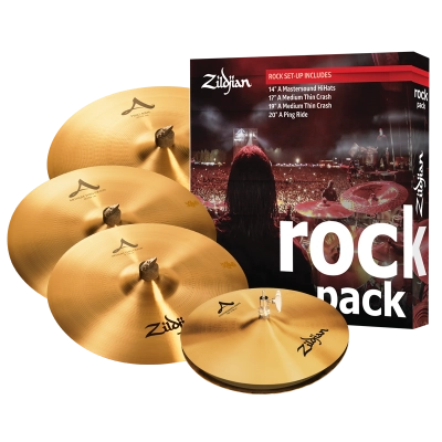 Zildjian - Ensemble de cymbales Rock, srie A