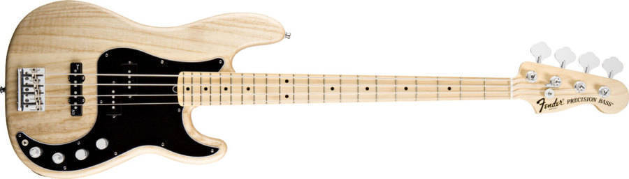 American Deluxe Precision Bass - Maple Neck in Natural