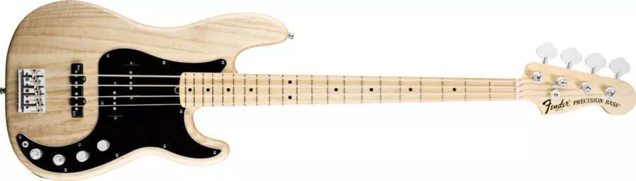 Precision Bass American Deluxe - Manche en érable - Naturelle