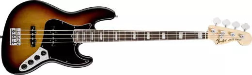American Deluxe Jazz Bass - Rosewood Neck in 3 Tone Sunburst
