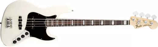 Jazz Bass American Deluxe  - Touche en palissandre - Olympic White