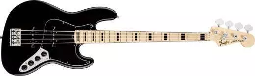 American Deluxe Jazz Bass - Maple Neck in Black