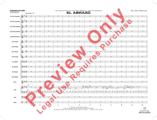 El Abrazo - Baylock - Jazz Ensemble - Gr. 4
